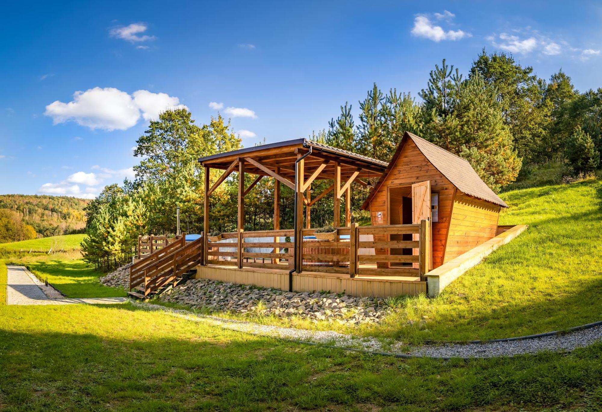 Glamping Pod Gwiazdami Pietrusza Wola Hotel ภายนอก รูปภาพ